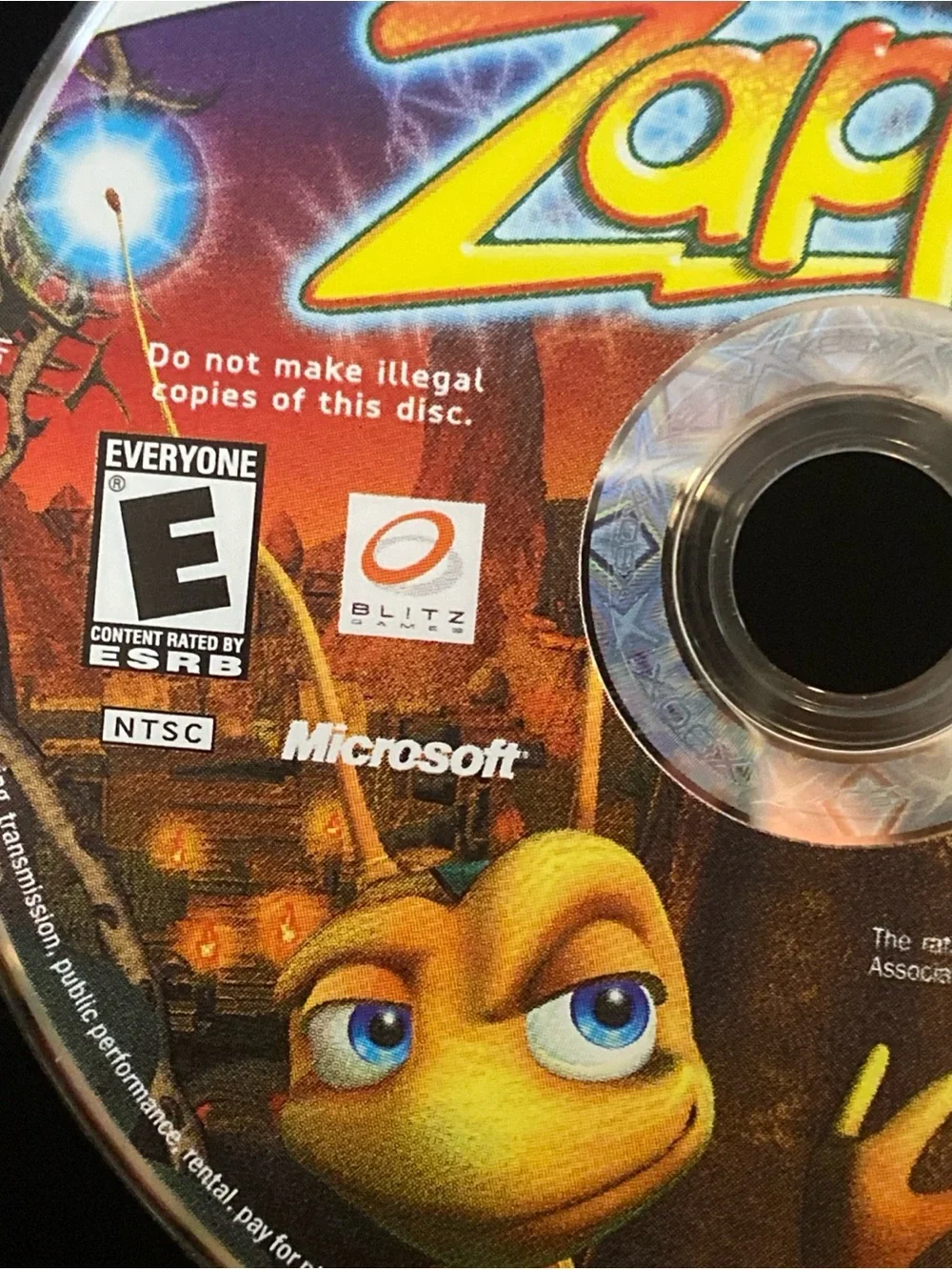 Zapper Microsoft Xbox 2002 Disc Only TESTED!